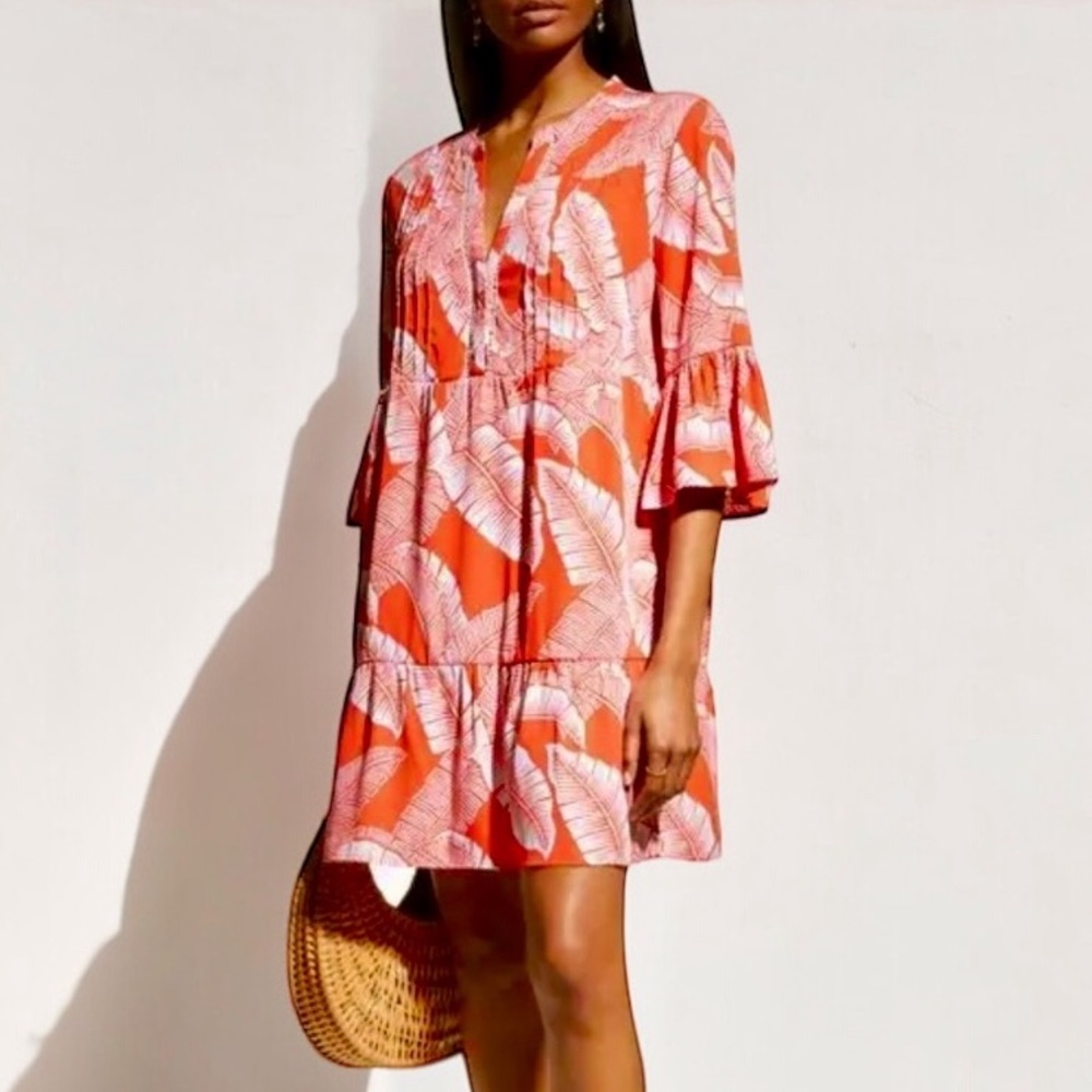 Tommy Bahama Palm Grande Tiered Dress